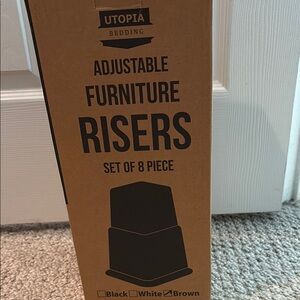 Utopia Bedding Adjustable Furniture Risers